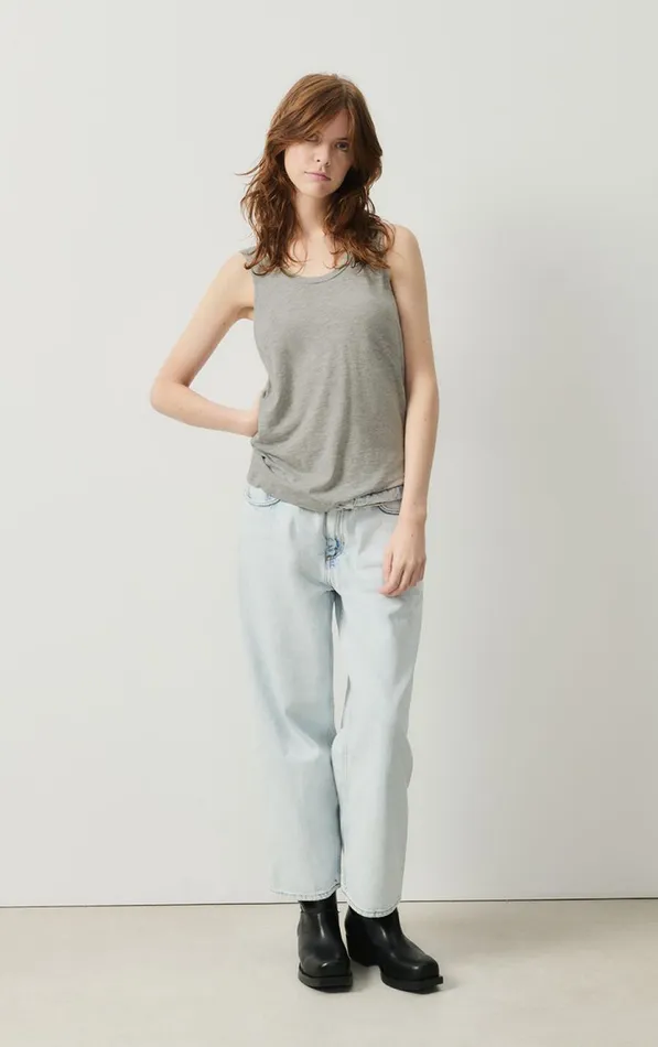 Tank Top Jacksonville Heather Grey Women American Vintage Tops and Tanktops Tank Top Jacksonville Heather Grey Women American Vintage Tops and Tanktops