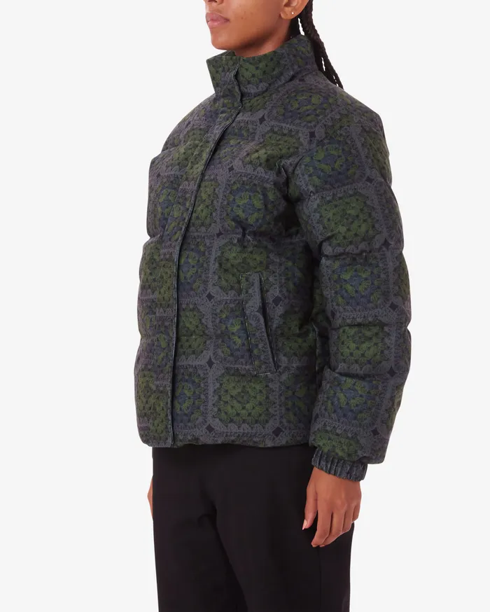 TAPPI PUFFER Olive Multi Women JACKETS OBEY Clothing