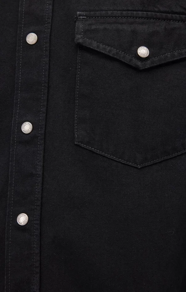 Ted Denim Shirt In Black Men Mavi Jeans Shirts Ted Denim Shirt In Black Men Mavi Jeans Shirts