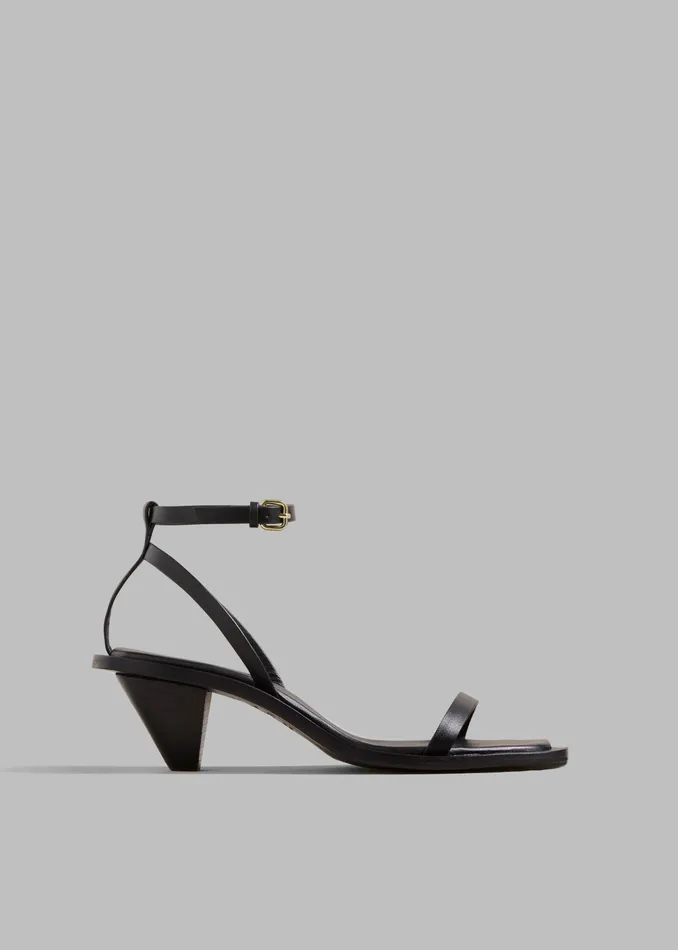 The Frankie Shop AEmery The Irving Heeled Sandal 8211 Black 8211 Women