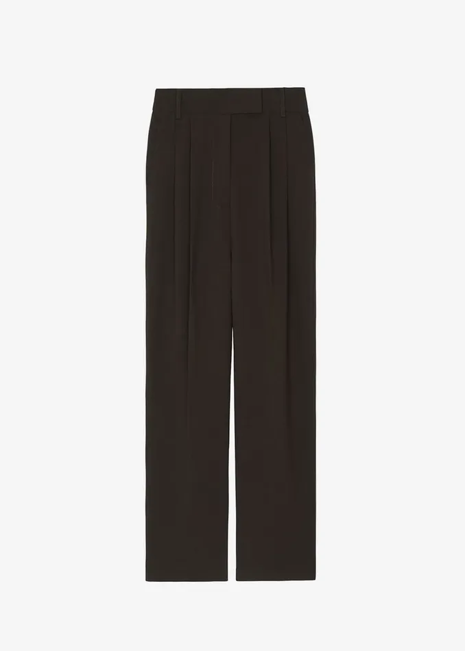 The Frankie Shop Bottoms Beo Suit Pants 8211 Dark Espresso 8211 Men