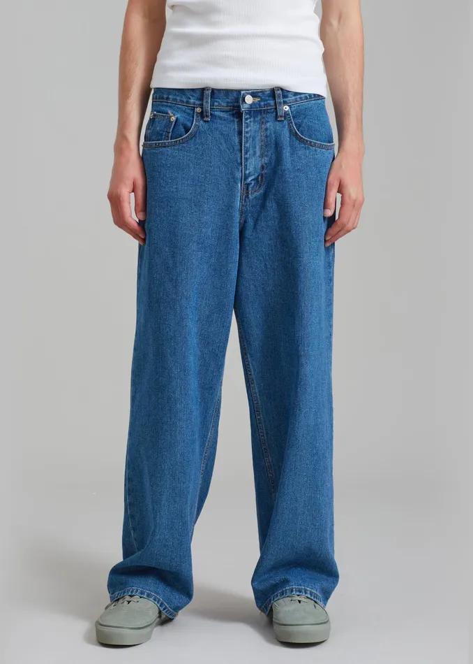 The Frankie Shop Bottoms Connor Jeans 8211 Medium Wash 8211 Men