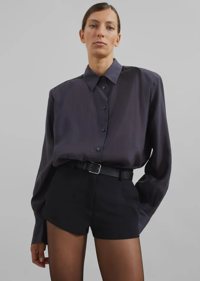 The Frankie Shop Bottoms Ilona Hot Pants 8211 Black 8211 Women