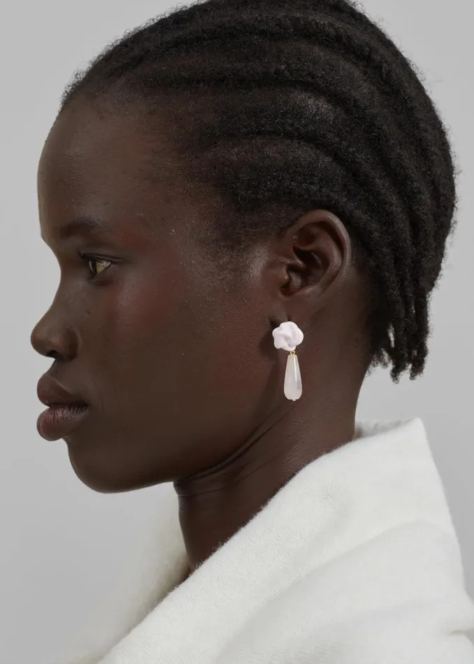 The Frankie Shop Completedworks The Depths Of Time Earrings 8211 Pink 8211 Women