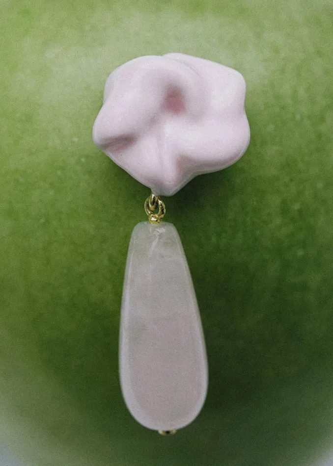 The Frankie Shop Completedworks The Depths Of Time Earrings 8211 Pink 8211 Women