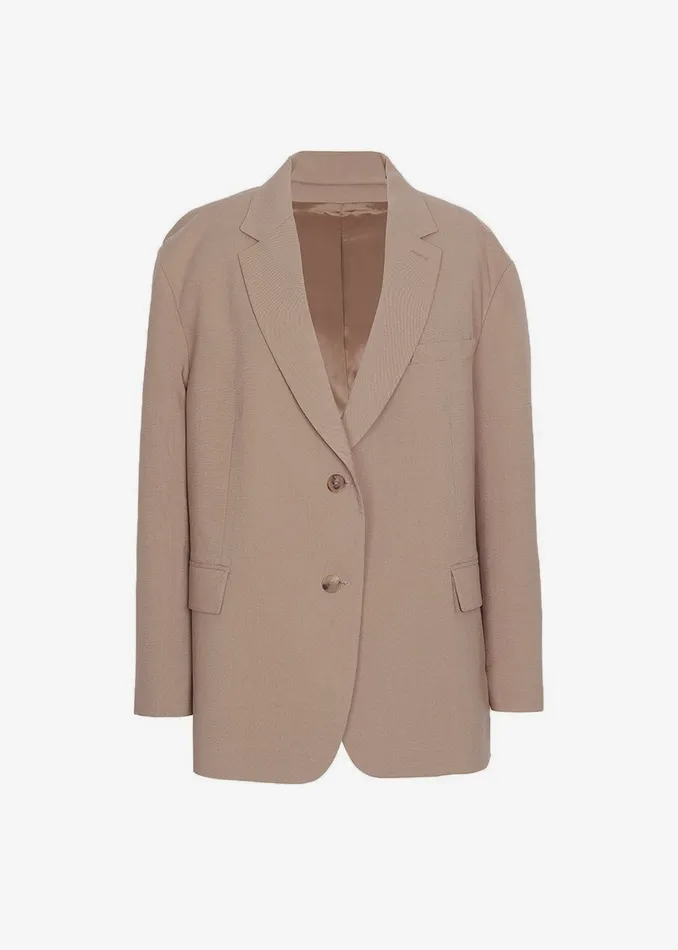 The Frankie Shop Outerwear Bea Blazer 8211 Latte 8211 Women