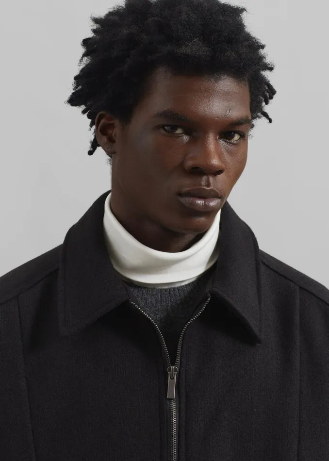 The Frankie Shop Outerwear Felix Jacket 8211 Black 8211 Men