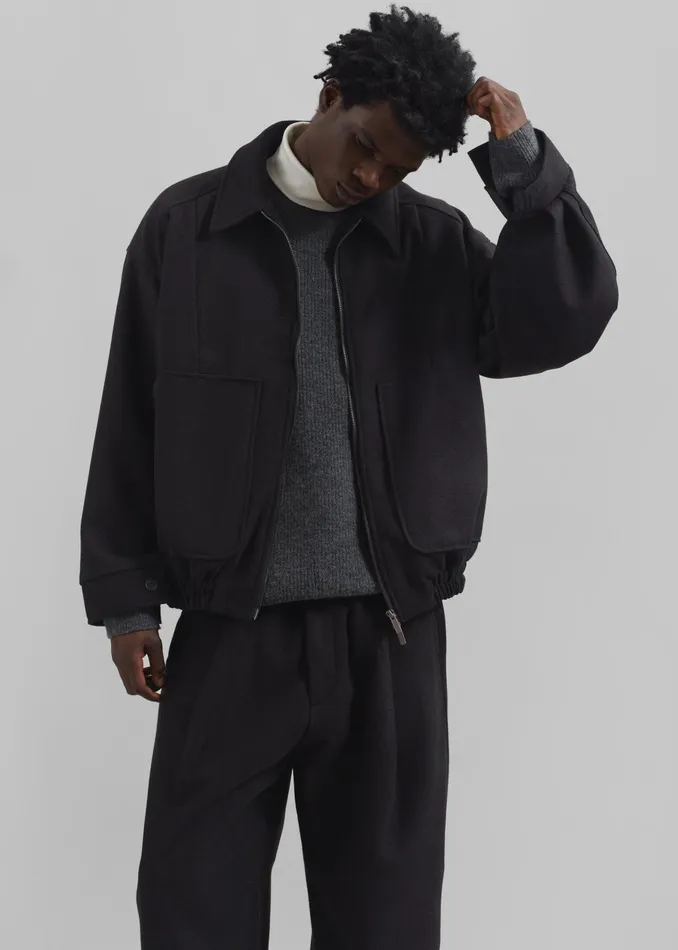 The Frankie Shop Outerwear Felix Jacket 8211 Black 8211 Men