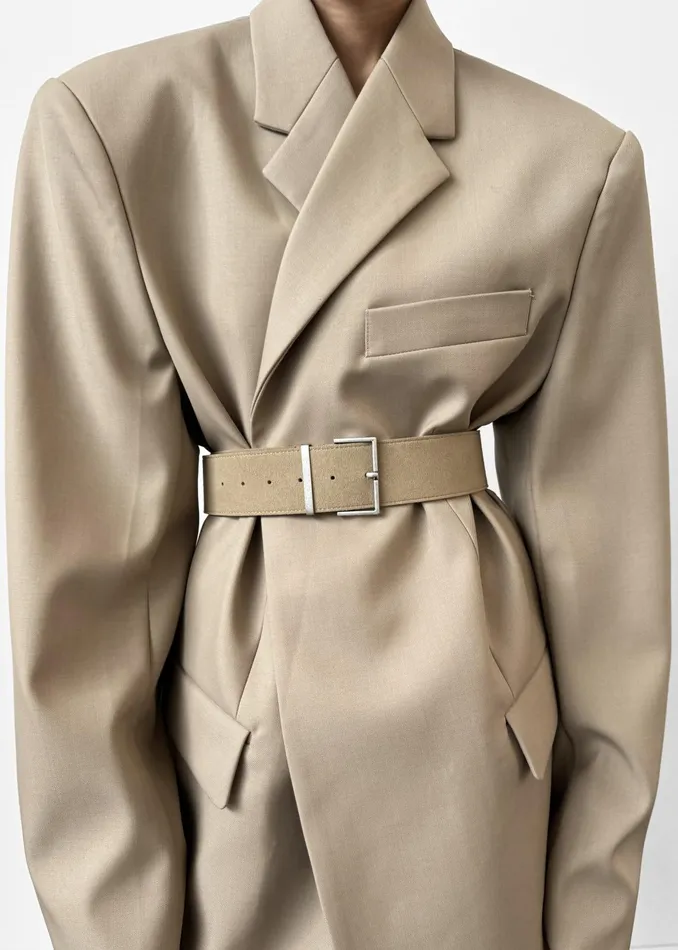 The Frankie Shop Outerwear Iva Blazer 8211 Beige 8211 Women