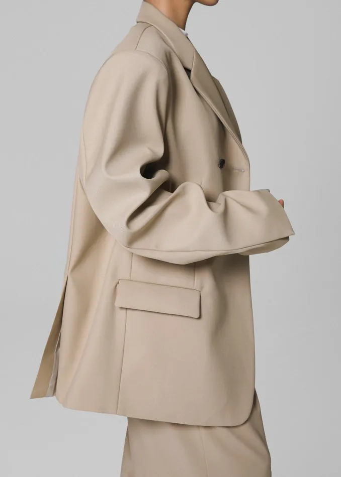 The Frankie Shop Outerwear Iva Blazer 8211 Beige 8211 Women
