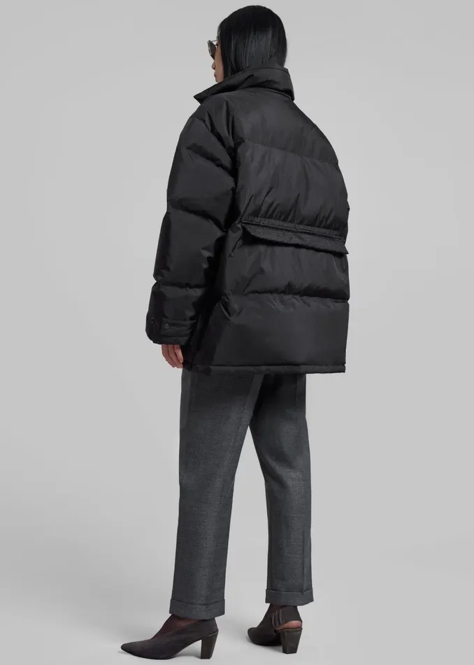 The Frankie Shop Outerwear Nixa Puffer Jacket 8211 Black 8211 Women