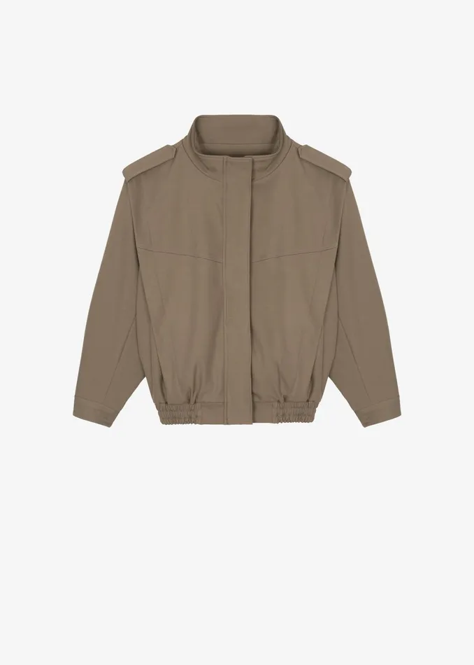 The Frankie Shop Outerwear Nysa Jacket 8211 Latte 8211 Women