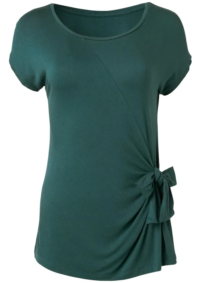 TIE SIDE TOP Green Women VENUS Casual Tops