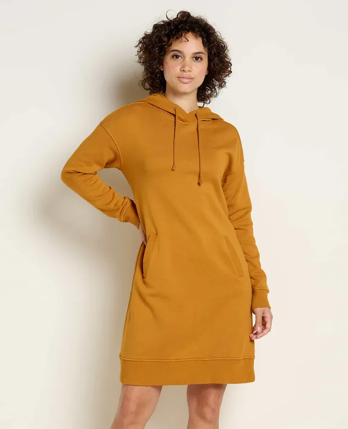 ToadandCo Hemp Daybreaker Hooded Dress Cardamom Women8217s Dresses