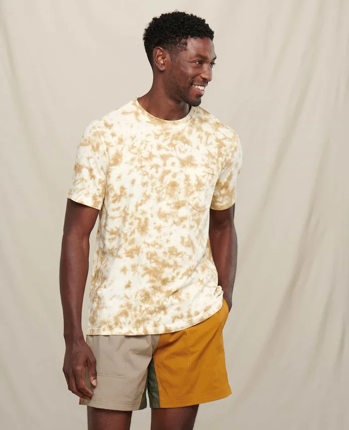 ToadandCo TShirts Men8217s Men8217s Primo Short Sleeve Crew Kelp Tie Dye