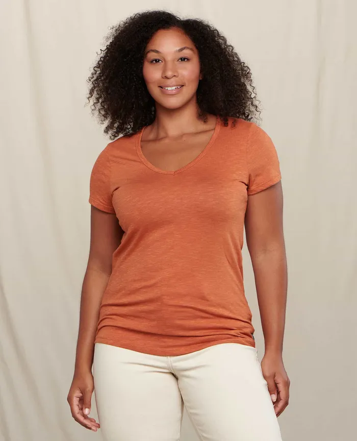 ToadandCo Tops and TShirts Women8217s Marley II Short Sleeve Tee Rust