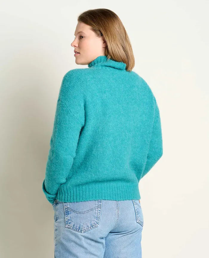 Toddy TNeck Sweater Cyan Women8217s Sweaters ToadandCo