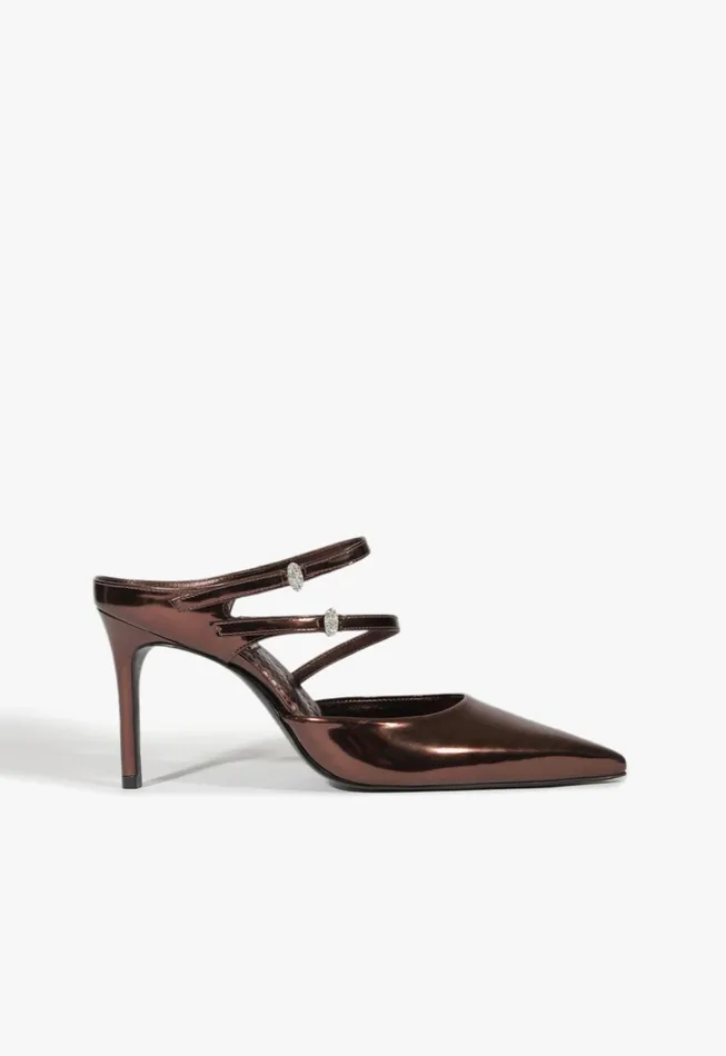 Tonya Mule Pump Dark Brown Women Schutz Shoes