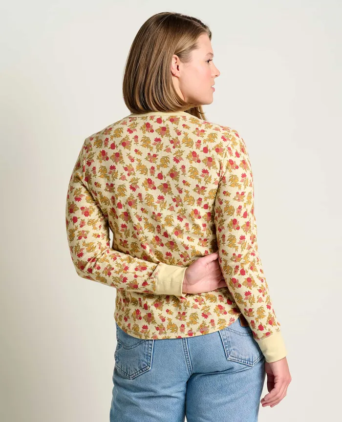Tops and TShirts Foothill Long Sleeve Crew Barley Floral Print ToadandCo Women8217s