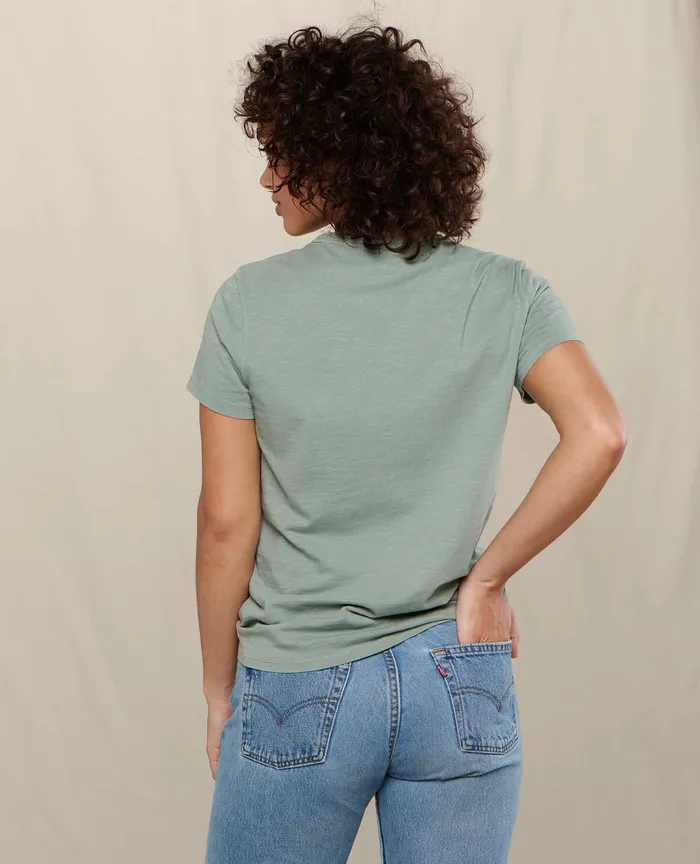 Tops and TShirts ToadandCo Women8217s Women8217s Primo Crew Embroidered Daisy Embroidery