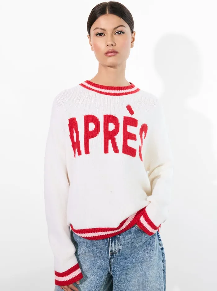 Tops Women Alice Olivia Ogden Pullover Ecru Multi