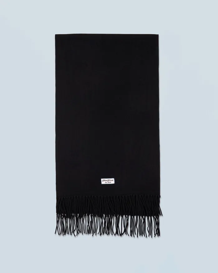 Tote Bags From Future Fringed Scarf Black