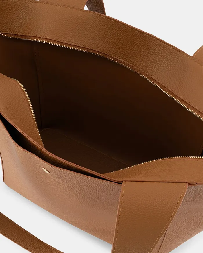Tote Bags NOVO Shoes Women ASUNDAI CAMEL SHOULDER BAG