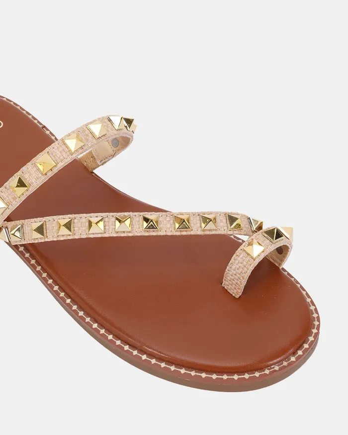 TREGLIO RAFFIA Sandals Women Slides NOVO Shoes