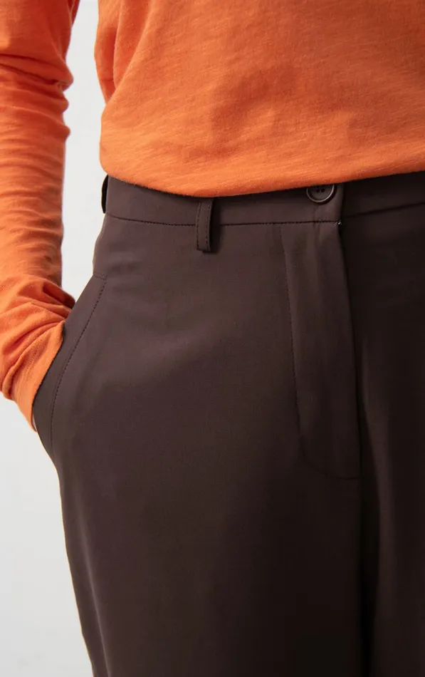 Trousers Kabird Cacao Women American Vintage Trousers Trousers Kabird Cacao Women American Vintage Trousers