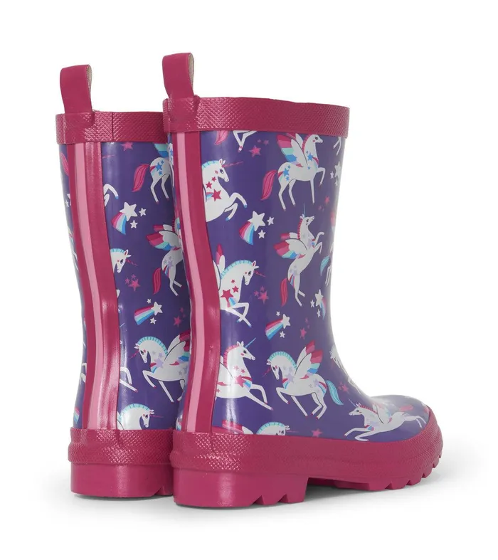 Unicorn Shiny Rain Boots Hatley