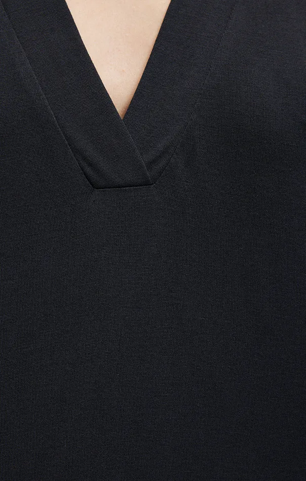 VNeck Shirt In Black Women Mavi Jeans Shirts VNeck Shirt In Black Women Mavi Jeans Shirts