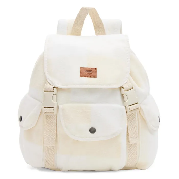 Vans Bags and Backpacks Women Winter Checker Backpack Beige