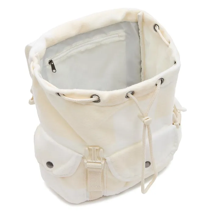 Vans Bags and Backpacks Women Winter Checker Backpack Beige