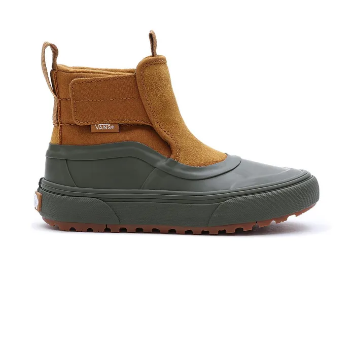Vans Classics Kids SlipOn Hi Terrain Hook And Loop MTE1 Shoes 48 Years Green Brown