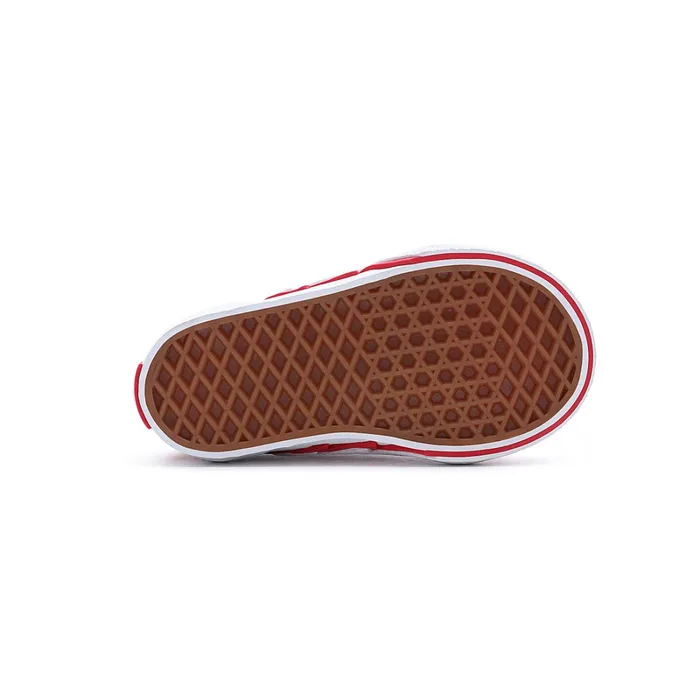 Vans Classics Kids Toddler Old Skool Hook And Loop Bolt Shoes 14 Years Red