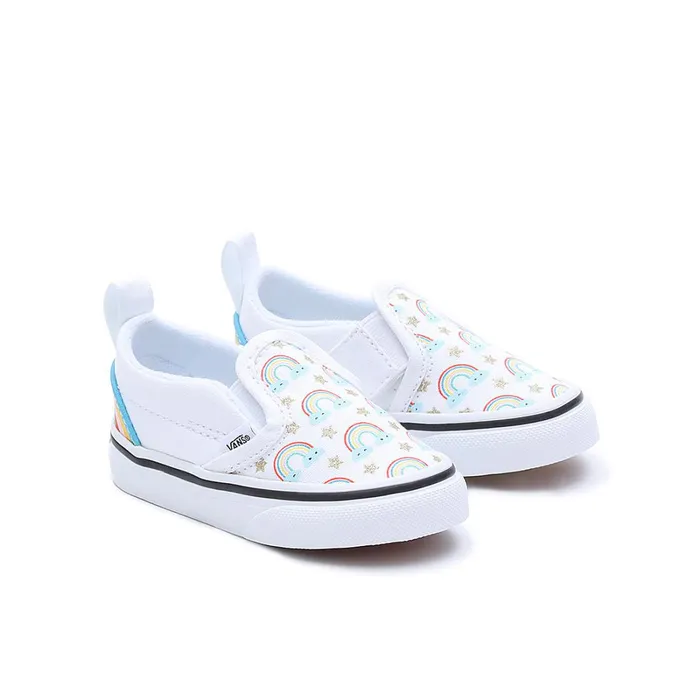 Vans Classics Kids Toddler SlipOn Hook And Loop Shoes 14 Years White