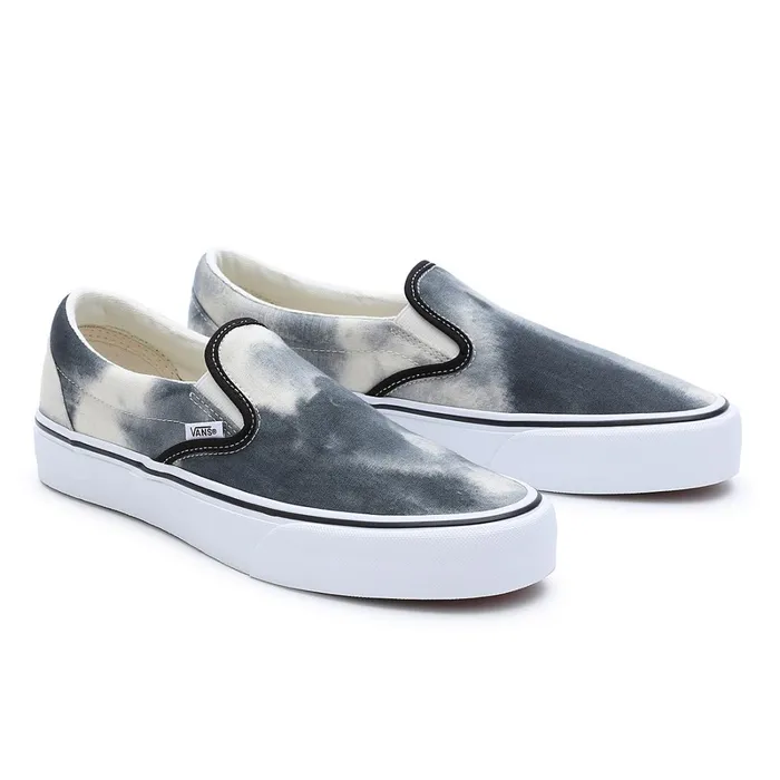 Vans Classics Men Bleach Wash SlipOn VR3 Shoes Black