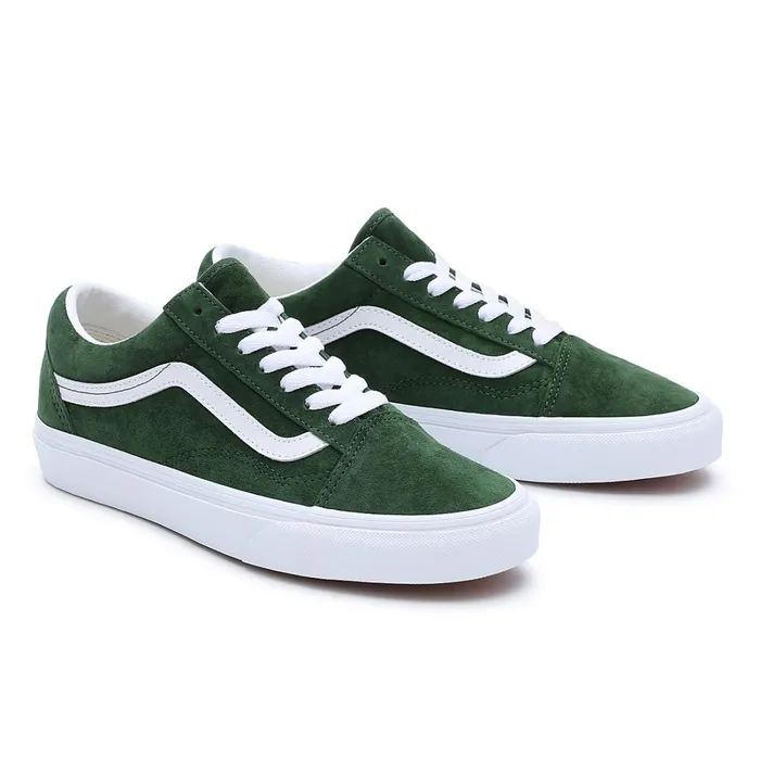 Vans Classics Men Pig Suede Old Skool Shoes Green