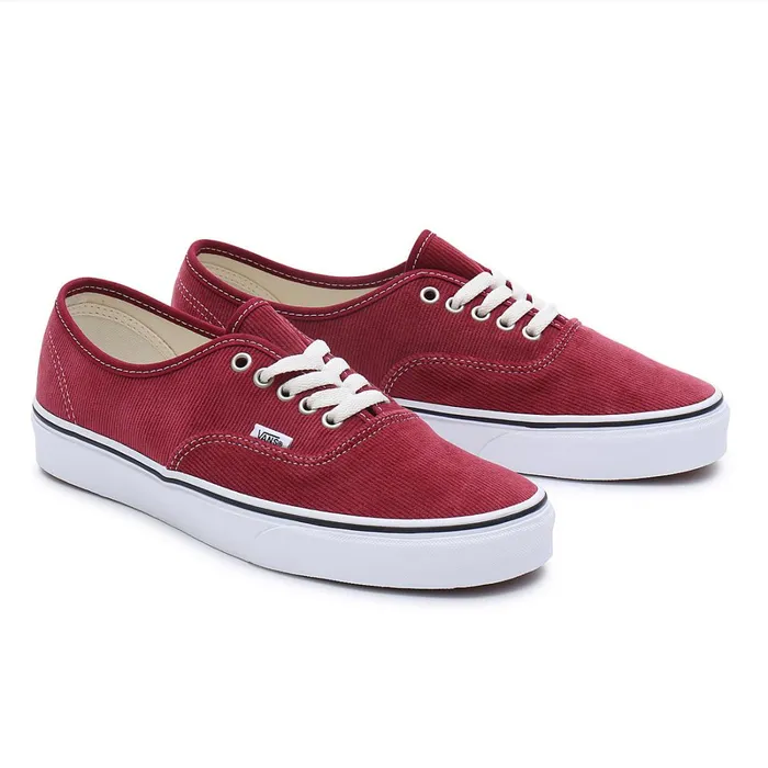 Vans Classics Women Authentic Corduroy Shoes Red