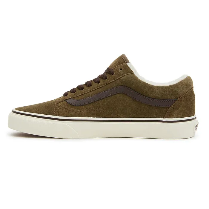Vans Classics Women Old Skool Sherpa Shoes Brown