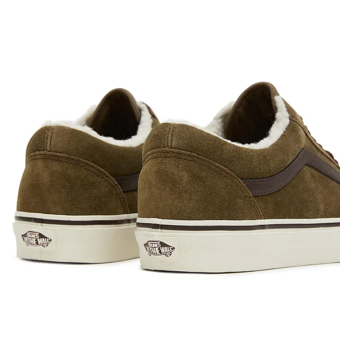 Vans Classics Women Old Skool Sherpa Shoes Brown