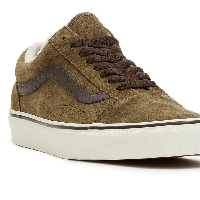 Vans Classics Women Old Skool Sherpa Shoes Brown