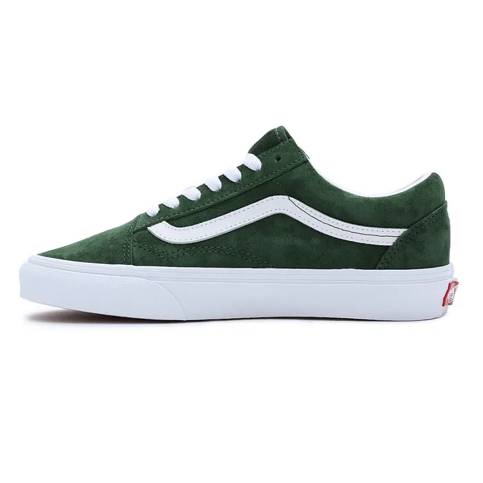 Vans Classics Women Pig Suede Old Skool Shoes Green