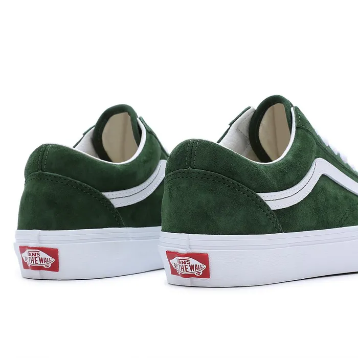 Vans Classics Women Pig Suede Old Skool Shoes Green
