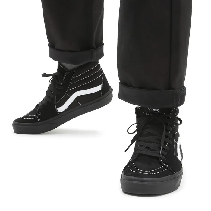 Vans Classics Women SuedeCanvas Sk8Hi Shoes Black