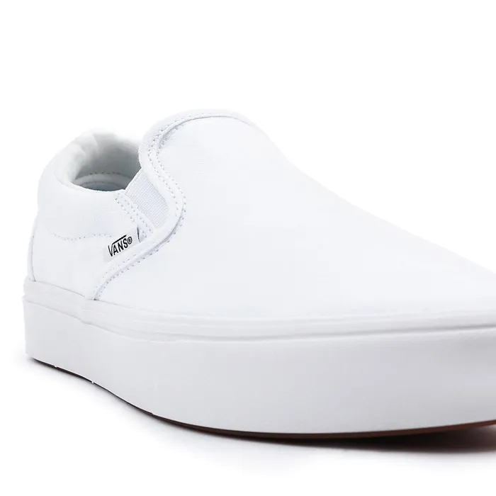 Vans Comfycush Shoes WomenMen Comfycush SlipOn Shoes White