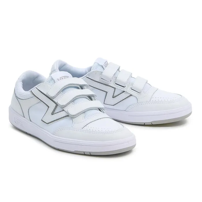 Vans Comfycush Shoes WomenMen Lowland ComfyCush Hook And Loop Shoes White