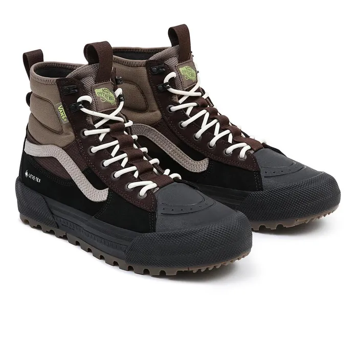Vans HiTop Shoes Men OG Sk8Hi GoreTex MTE3 Shoes Black Brown