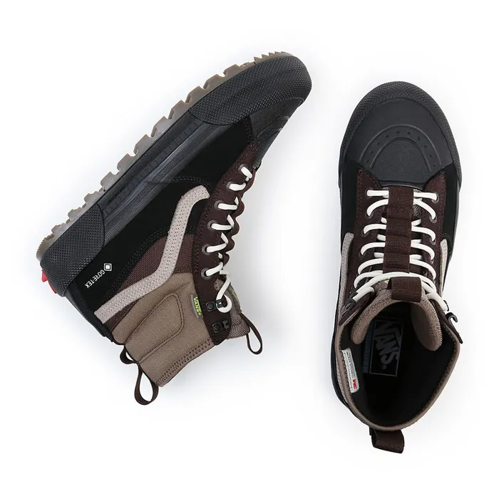 Vans HiTop Shoes Men OG Sk8Hi GoreTex MTE3 Shoes Black Brown