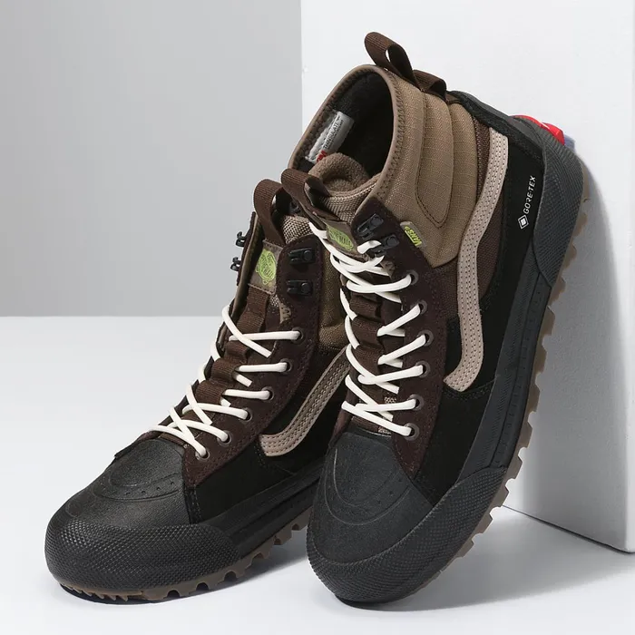 Vans HiTop Shoes Men OG Sk8Hi GoreTex MTE3 Shoes Black Brown